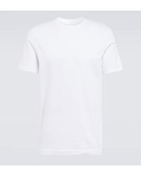 The Row - T-Shirt Luke aus Baumwoll-Jersey - Lyst