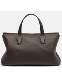 The Row - Marcel Leather Tote Bag - Lyst