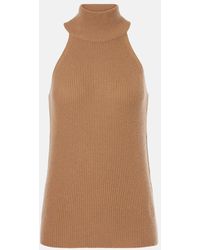 Lisa Yang - Freya Ribbed-Knit Cashmere Turtleneck Top - Lyst