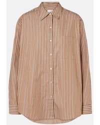 Leset - Yoshi Striped Cotton-Blend Twill Shirt - Lyst