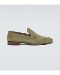 Manolo Blahnik - Truro Suede Loafers - Lyst