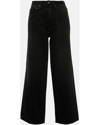 TOTEME - High-Rise Wide-Leg Jeans - Lyst