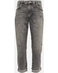 AG Jeans - Ex-Boyfriend Mid-Rise Slim Jeans - Lyst