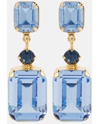 Jennifer Behr - Justine-Plated Drop Earrings - Lyst