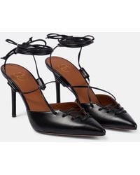 Malone Souliers - Marianna Leather Slingback Pumps - Lyst