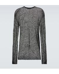 Rick Owens - Wool Sweatshirt - Lyst