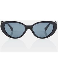 Versace - Gafas de sol cat-eye adornadas - Lyst