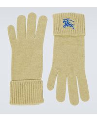 Burberry - Ekd Cashmere-blend Gloves - Lyst