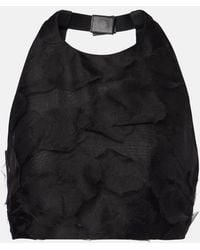 Max Mara - Fumetto Silk Fil Coupe Crop Top - Lyst