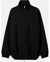 Frankie Shop - Baxter Oversized Pinstripe Blouson Jacket - Lyst