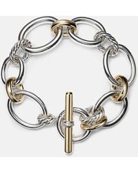 David Yurman - Armband Dy Mercer Aus 18Kt Gelbgold Und Sterlingsilber Mit Diamanten - Lyst