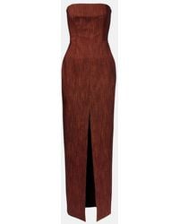 ROKSANDA - Shani Wool And Cotton Bustier Gown - Lyst