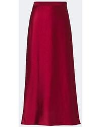 FFORME - Carina Asymmetric Satin Maxi Skirt - Lyst
