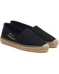 ysl canvas espadrilles