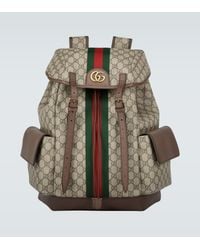 Gucci Ophidia GG Medium Backpack - Natural