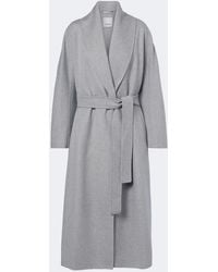 Max Mara - Virgin Wool Wrap Coat - Lyst