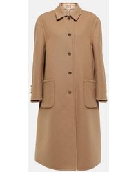 Gucci - Reversible Gg Wool Coat - Lyst