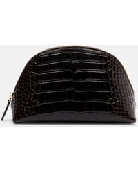 TOTEME - Small Croc-Effect Leather Pouch - Lyst