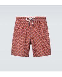 Fedeli - Madeira Floral Swim Trunks - Lyst