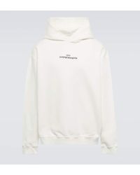 Maison Margiela - Upside Down Logo Hooded Sweatshirt - Lyst