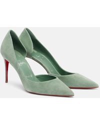 Christian Louboutin - Iriza 85 Suede Pumps - Lyst