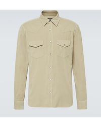 Tom Ford - Camicia in velluto a coste - Lyst