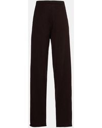 Extreme Cashmere - N°353 Relax Cotton-Blend Straight Pants - Lyst