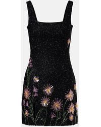 STAUD - Le Sable Beaded Minidress - Lyst