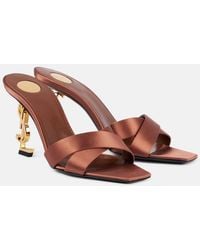 Saint Laurent - Opyum 85 San Raso R/Light Bro Sandal - Lyst