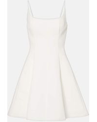 STAUD - Bridal Joy Cotton-Blend Minidress - Lyst