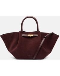 DeMellier London - Tote Bag New York Midi Aus Veloursleder - Lyst