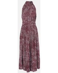 Proenza Schouler - Lola Printed Midi Dress - Lyst