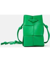 Bottega Veneta - Cassette Mini Leather Bucket Bag - Lyst