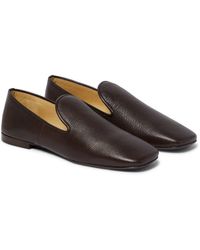 Lemaire Leather Loafers - Brown