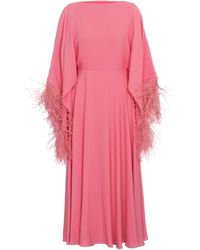 Valentino Midikleid aus Seide - Pink