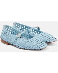 Souliers Martinez - Paris Woven Leather Ballet Flats - Lyst
