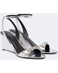 Gucci - Donna Leather Wedge Sandals - Lyst