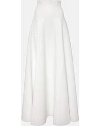 Norma Kamali - Jupe Longue Grace En Cuir Synthetique - Lyst