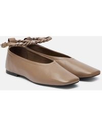 A.Emery - Steele Leather Ballet Flats - Lyst