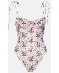 Agua Bendita - Ebano Printed Swimsuit - Lyst
