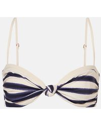 Johanna Ortiz - Striped Bikini Top - Lyst