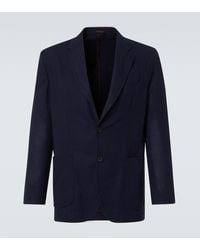 Rubinacci - Blazer De Grisalla De Lana - Lyst