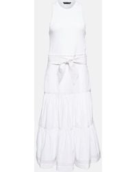 Veronica Beard - Austyn Cotton-Blend Midi Dress - Lyst