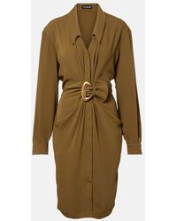 Mugler - Hemdblusenkleid Re/Edit Cow-Boys Aus Crepe-Twill - Lyst