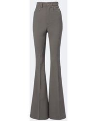 Rick Owens - Bolan High-Rise Wool-Blend Flared Pants - Lyst
