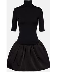 Magda Butrym - Vestido Corto De Algodon Y Seda - Lyst