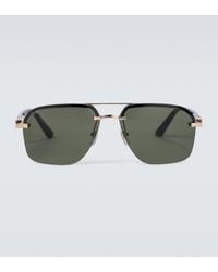 Cartier Aviator-Sonnenbrille - Grün