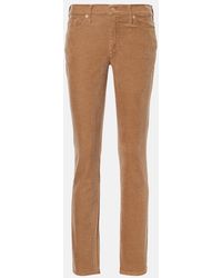 7 For All Mankind - Straight Jeans Roxanne Aus Cord - Lyst