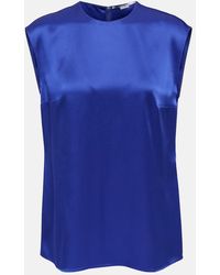 Stella McCartney - Satin Top - Lyst
