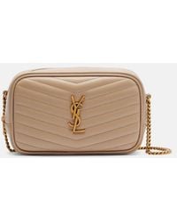 Saint Laurent - Lou Mini Quilted Leather Camera Bag - Lyst